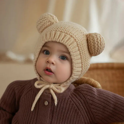 Babyhut Herbst und Winter Baby Wollhut