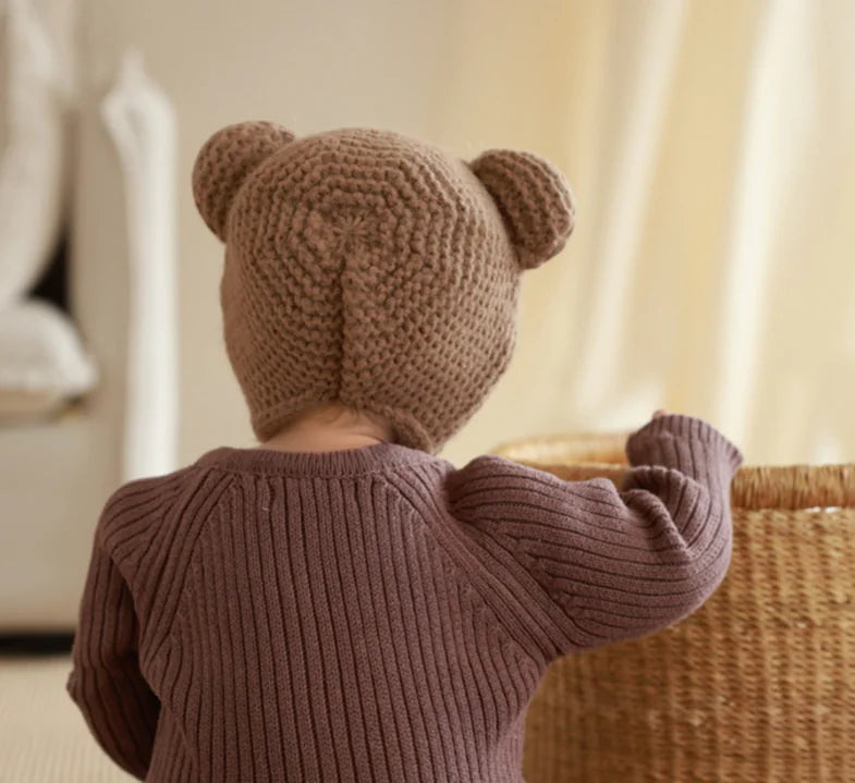 Babyhut Herbst und Winter Baby Wollhut